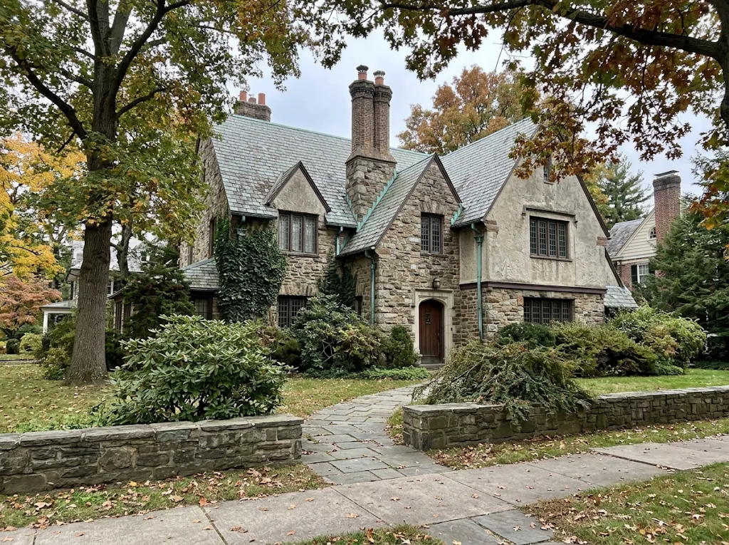 Princeton house with a slate roof